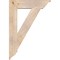 Ekena Millwork Traditional Traditional Smooth Bracket, Douglas Fir, 5 1/2"W x 28"D x 40"H BKT06X28X40TRA01SDF - alternate 3
